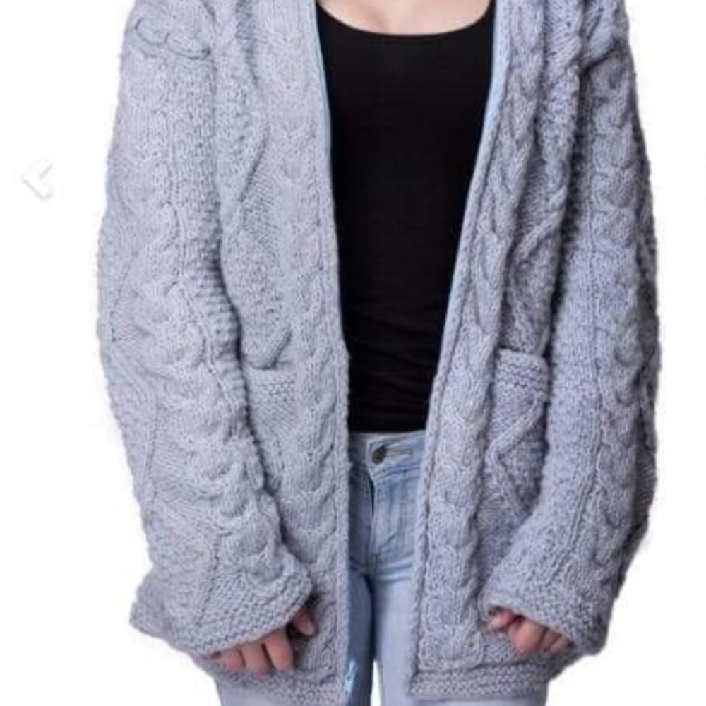 Wool Cable Knit Himalayan Mountain Jacket